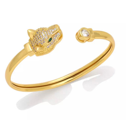 The Gold Panther Bangle