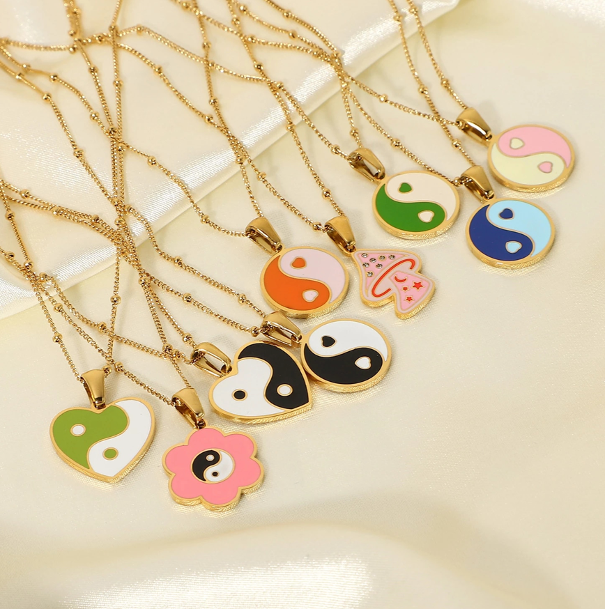 Ying Yang Love Necklace