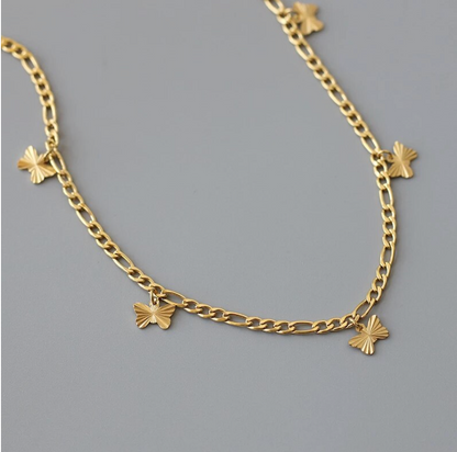 Mini Papillons Chain Necklace