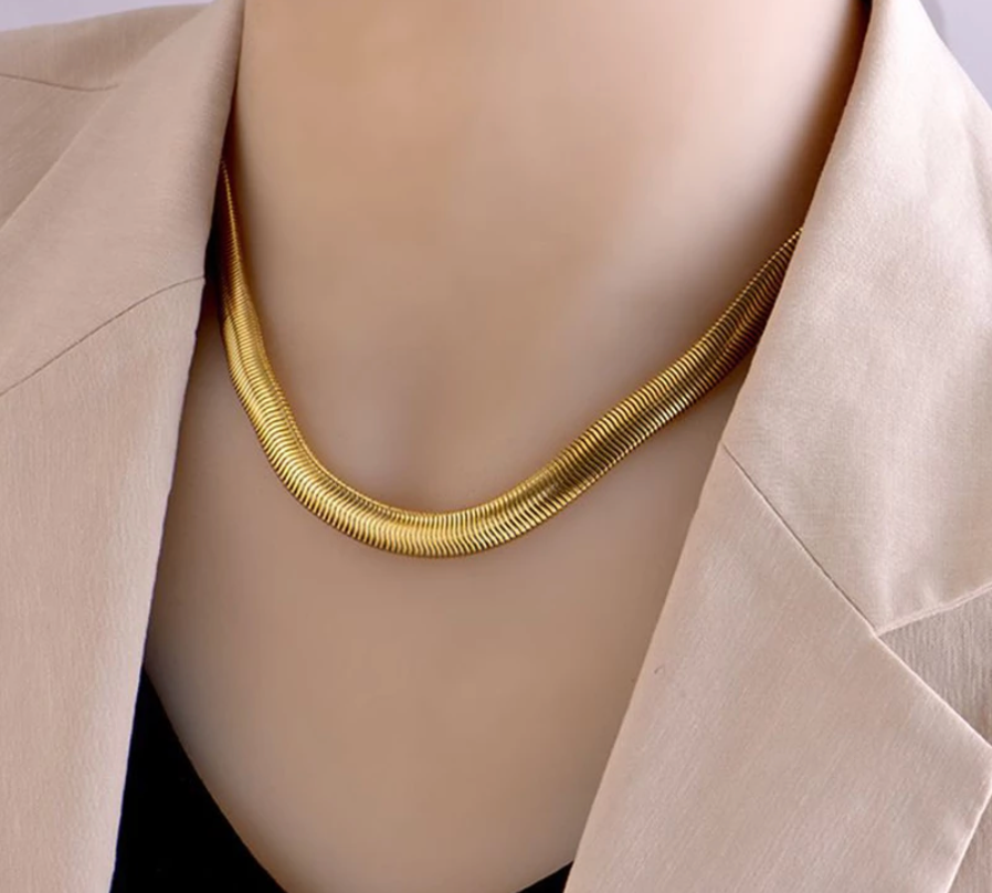 Palm Beach Herringbone Necklace